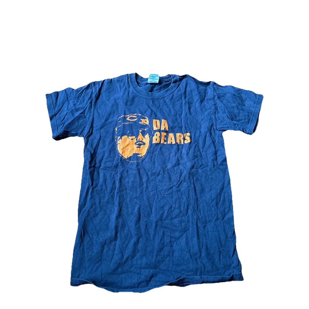Gildan Chicago Bears Da Bears Graphic T Shirt Mens Small Blue Short Sleeve